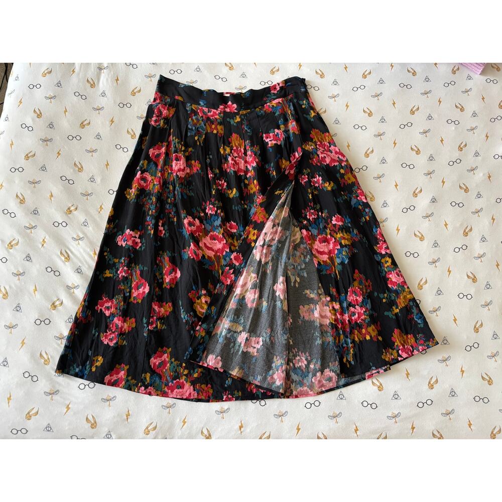 Sézane "Alicia Skirt" — Heline Print - US 12 / EU 44